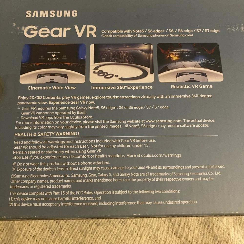 BNWT Samsung VR